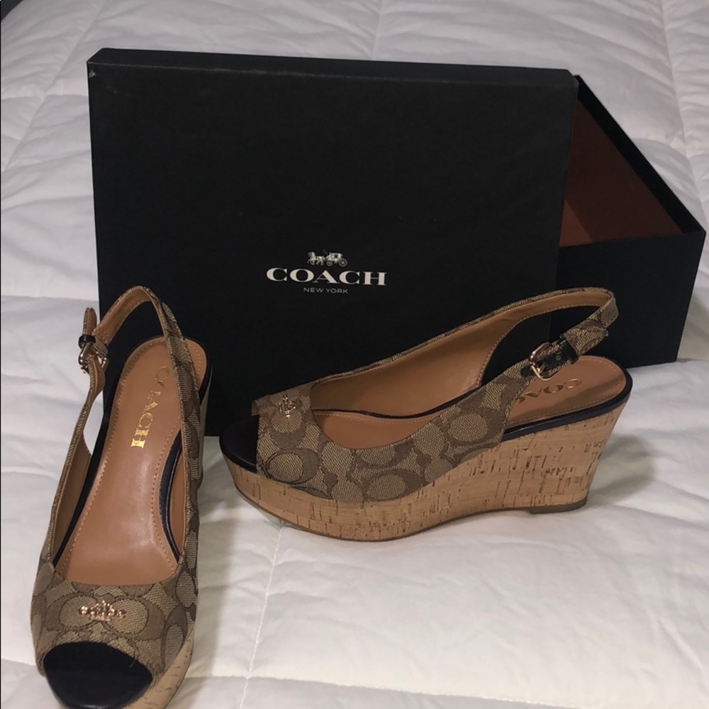 Coach wedges